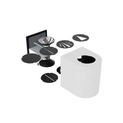 Nordlux - LED välisseinavalgusti CANTO 2xLED/6W/230V IP44 valge