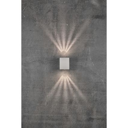 Nordlux - LED välisseinavalgusti CANTO 2xLED/6W/230V IP44 valge