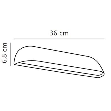 Nordlux - LED välisseinavalgusti FRONT LED/11W/230V IP44