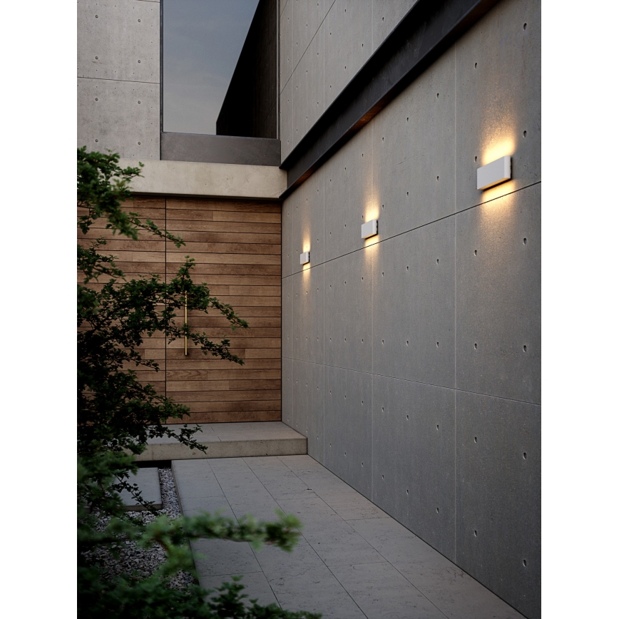 Nordlux - LED välisseinavalgusti KINVER LED/10W/230V IP54 valge