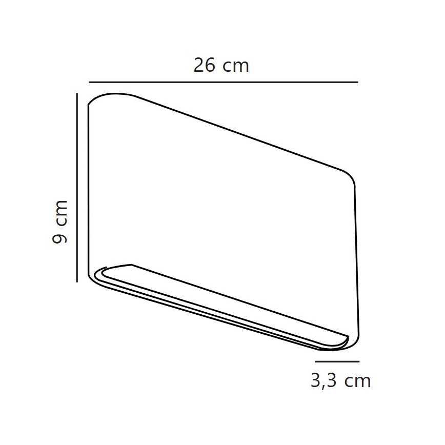Nordlux - LED välisseinavalgusti KINVER LED/10W/230V IP54 valge