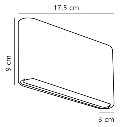 Nordlux - LED välisseinavalgusti KINVER LED/8,5W/230V IP54 valge