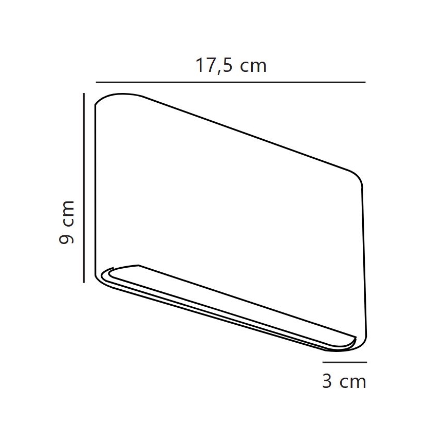 Nordlux - LED välisseinavalgusti KINVER LED/8,5W/230V IP54 valge