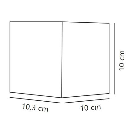 Nordlux - LED välisseinavalgusti MILDA LED/4,9W/230V IP44 antratsiit