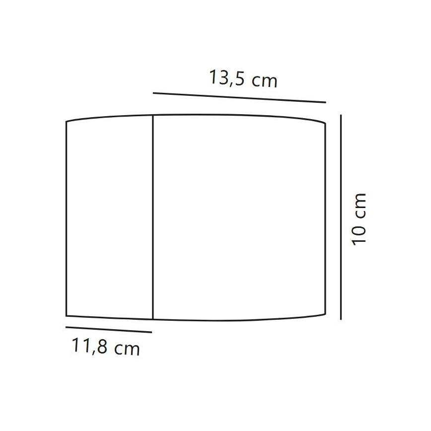 Nordlux - LED välisseinavalgusti MILDA LED/4,9W/230V IP44 antratsiithall