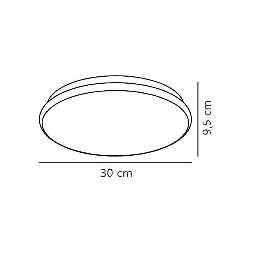 Nordlux - LED vannitoa laelamp MONTONE LED/10W/230V IP44, Ø 30 cm