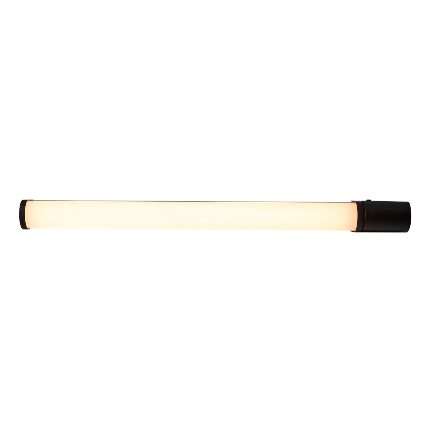 Nordlux - LED-vannitoa peegli valgusti koos pistikupesaga MALAIKA LED/15W/230V IP44 68,4cm must
