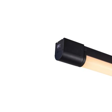 Nordlux - LED-vannitoa peegli valgusti koos pistikupesaga MALAIKA LED/15W/230V IP44 68,4cm must