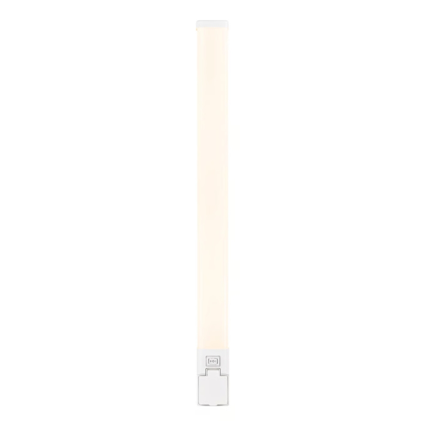 Nordlux - LED-vannitoa peegelvalgusti pistikupesaga SJAVER LED/15W/230V IP44 60 cm valge