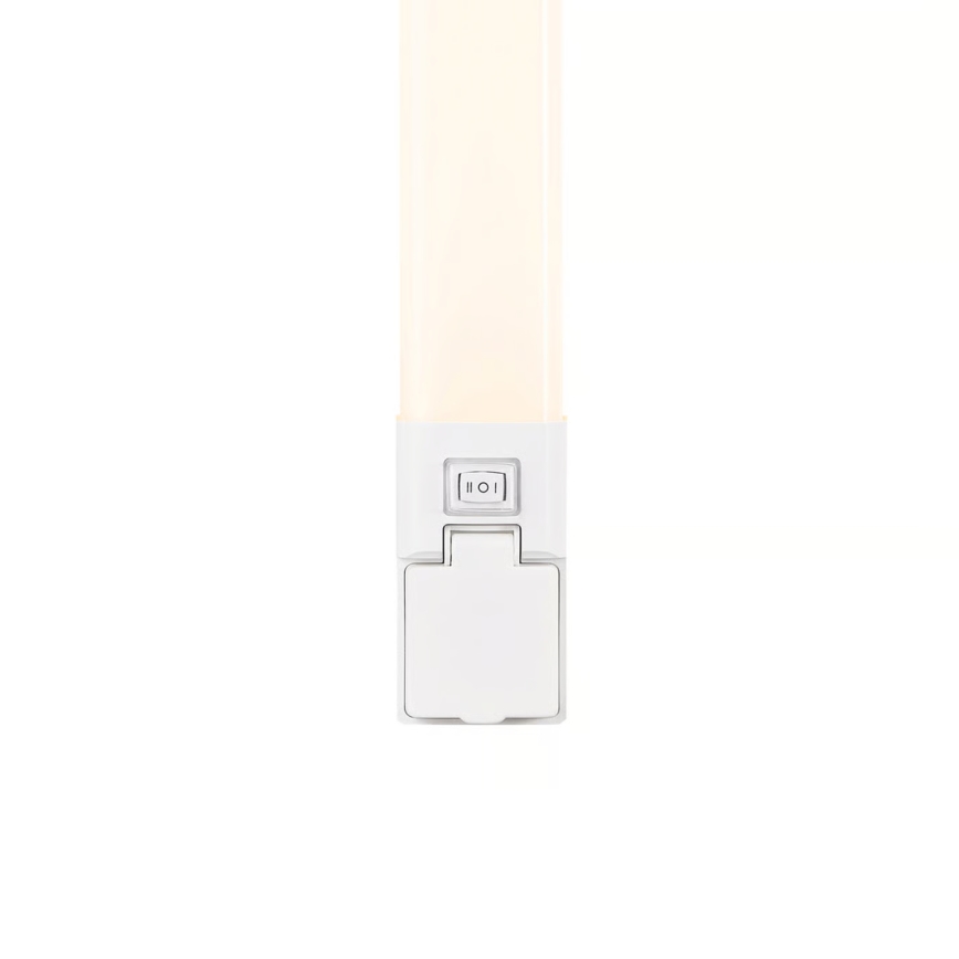 Nordlux - LED-vannitoa peegelvalgusti pistikupesaga SJAVER LED/15W/230V IP44 60 cm valge