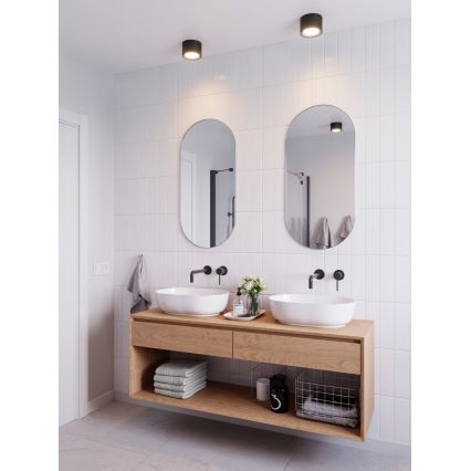 Nordlux - hämardatav vannitoa LED-spottvalgusti LANDON LED/6,5W/230V IP44 must