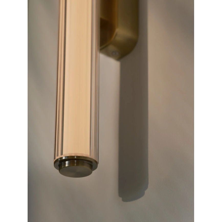 Nordlux - LED-hämardatav vannitoa seinavalgusti VIRELLE LED/12W/230V 3000/4000K IP44 messing