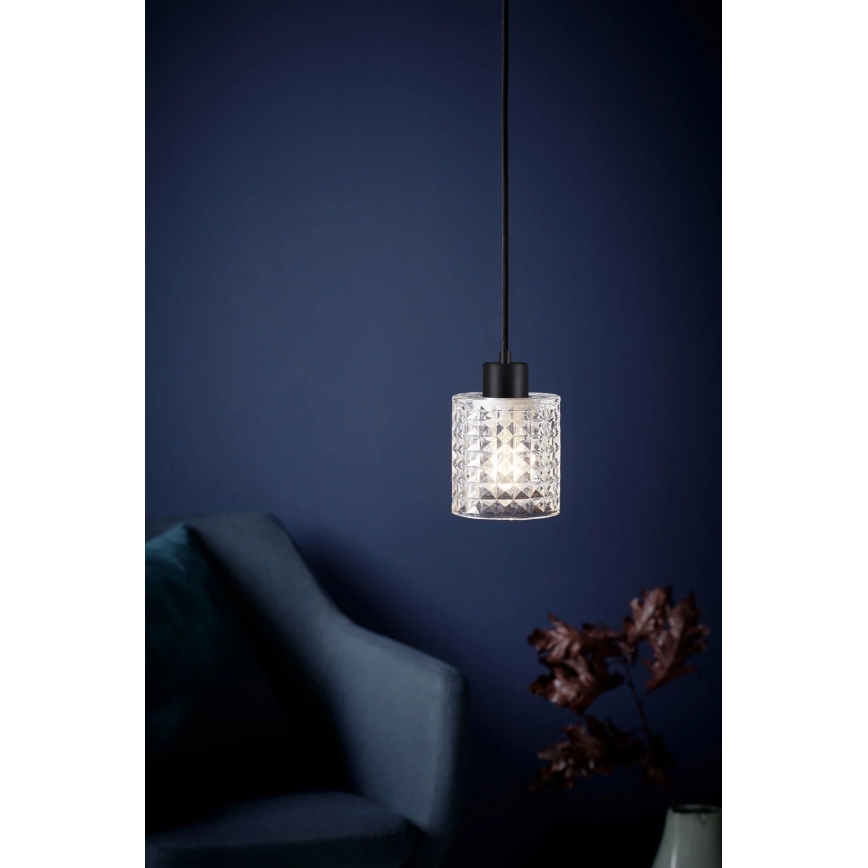 Nordlux - Lühter HOLLYWOOD 1xE27/60W/230V d. 10,8 cm läbipaistev