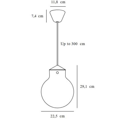 Nordlux - Lühter RAITO 1xE27/25W/230V messing/valge