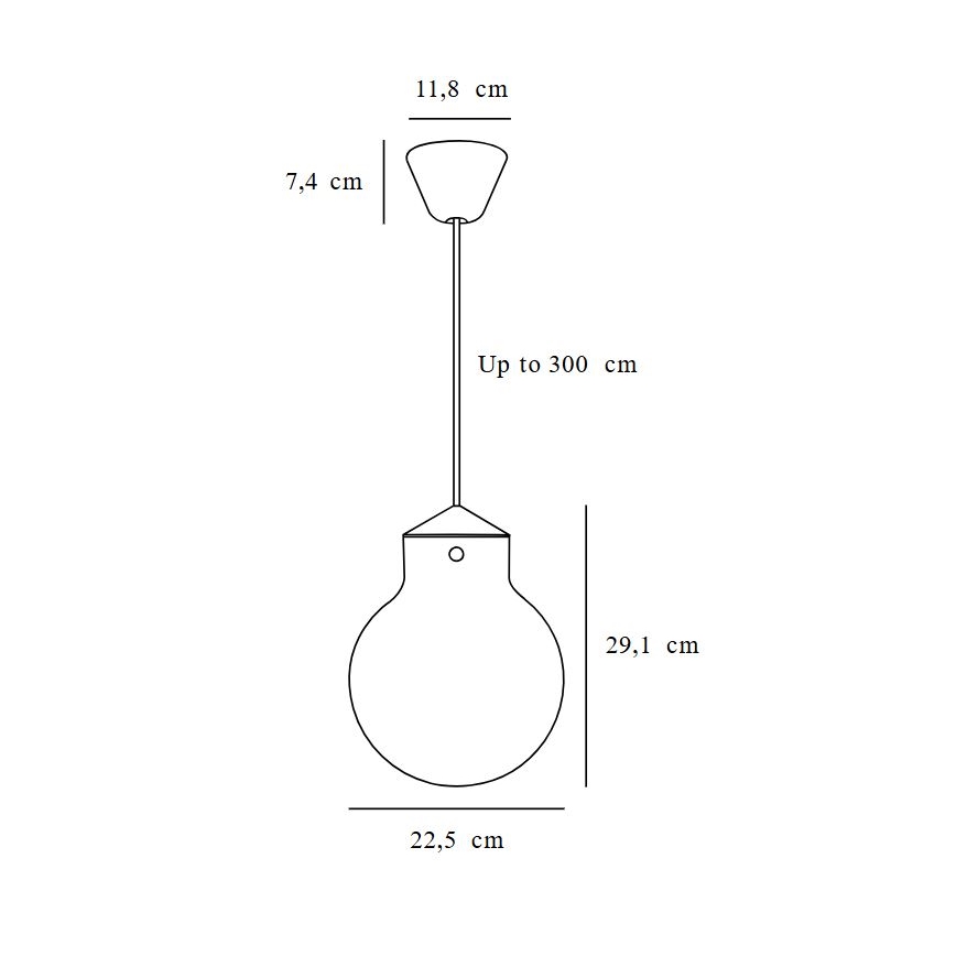 Nordlux - Lühter RAITO 1xE27/25W/230V messing/valge