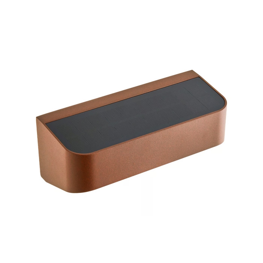 Nordlux - MARCELLIO LED päikeselamp liikumisanduriga LED/5W/5V IP54 2200 mAh pruun