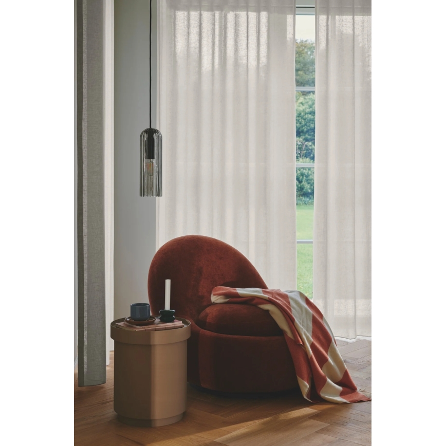 Nordlux - MIELLA ripplamp kaabliga 1xE27/25W/230V suitsuhall