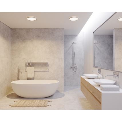 Nordlux - LED hämardatav vannitoa laevalgusti OJA LED/19W/230V 3000/4000K IP54 läbimõõt 43 cm