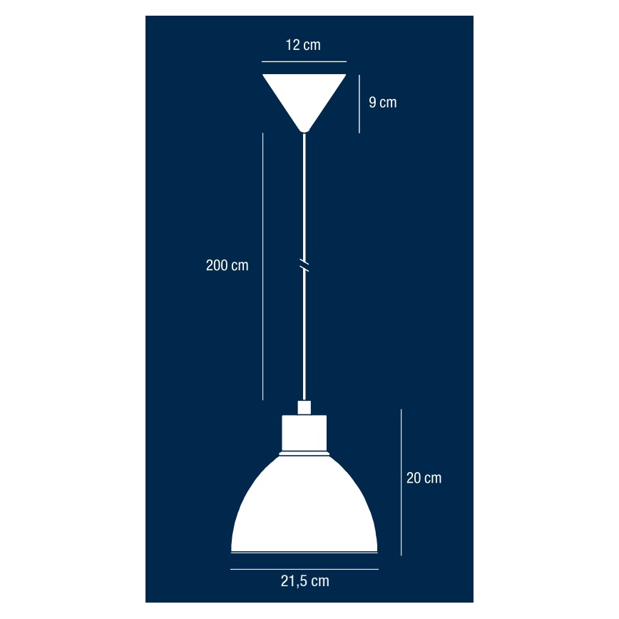 Nordlux - POP rippvalgusti kaabliga 1xE27/40W/230V must