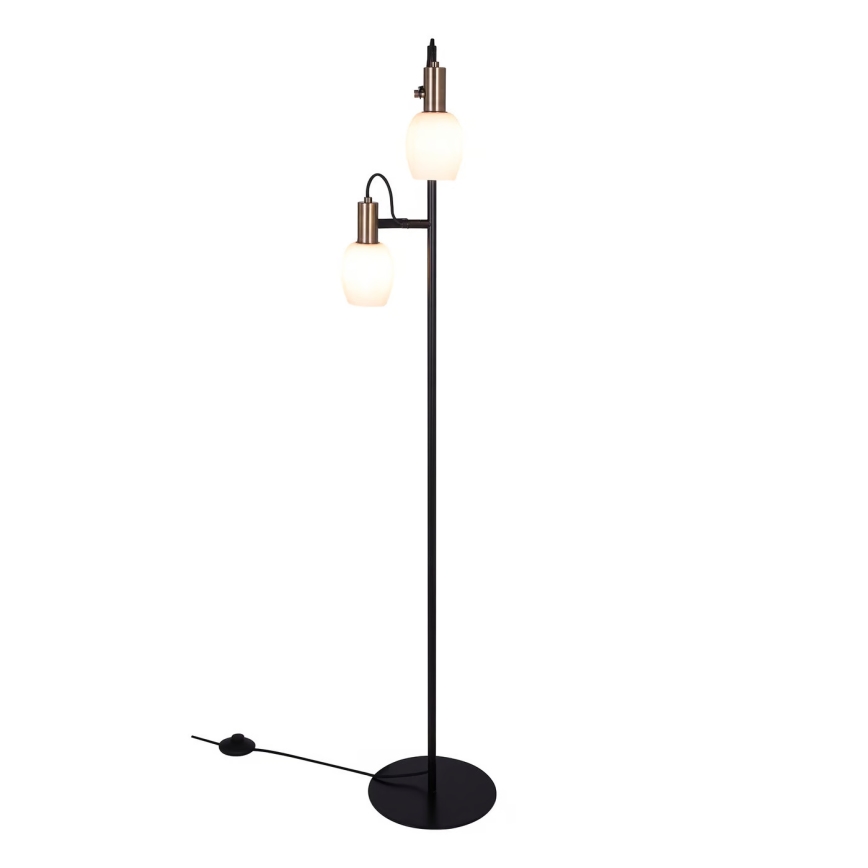 Nordlux - Põrandalamp ARILD 2xE14/40W/230V must