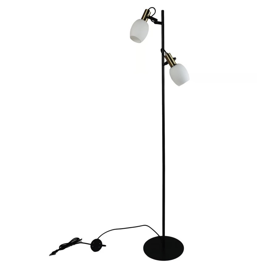 Nordlux - Põrandalamp ARILD 2xE14/40W/230V must
