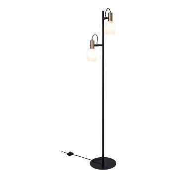 Nordlux - Põrandalamp ARILD 2xE14/40W/230V must