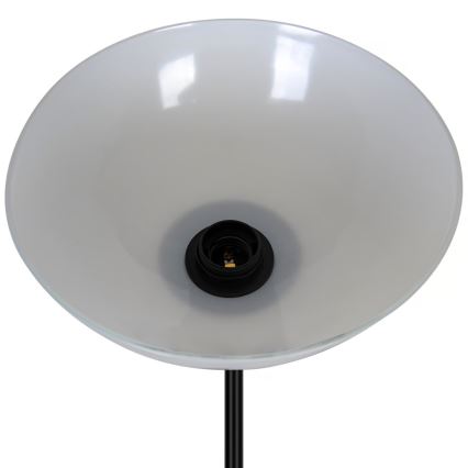 Nordlux - Põrandalamp LAURIA 1xE27/40W/230V + 1xE14/15W must