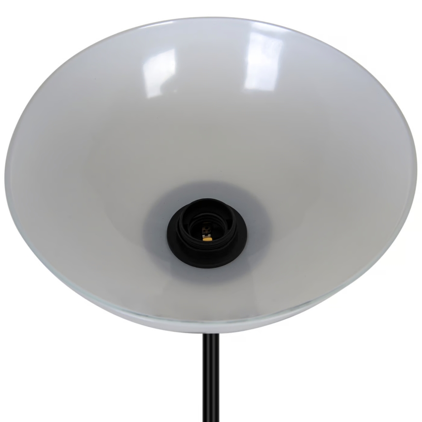 Nordlux - Põrandalamp LAURIA 1xE27/40W/230V + 1xE14/15W must