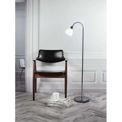 Nordlux - Põrandalamp RAY 1xE14/25W/230V läikiv kroom