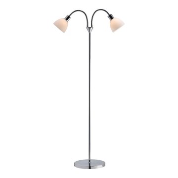 Nordlux - põrandalamp RAY 2xE14/25W/230V läikiv kroom