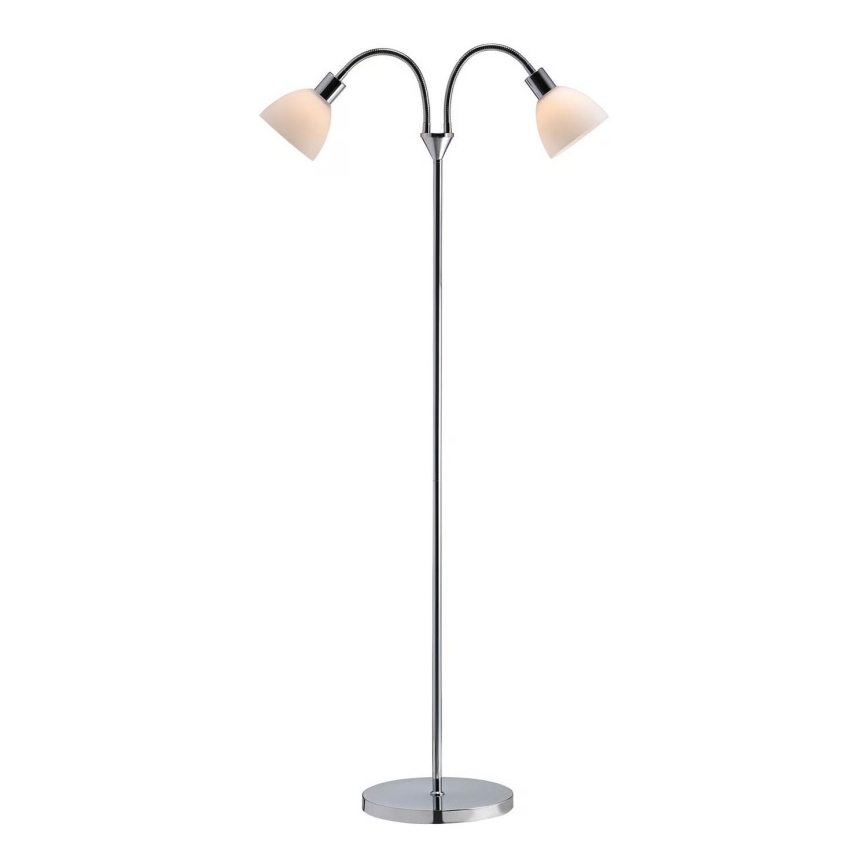 Nordlux - põrandalamp RAY 2xE14/25W/230V läikiv kroom