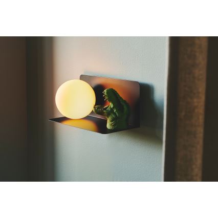 Nordlux - Riiuliga seinavalgusti LILIBETH 1xE14/25W/230V must