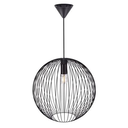 Nordlux - Ripatsvalgusti BERONI kaabliga 1xE27/60W/230V must