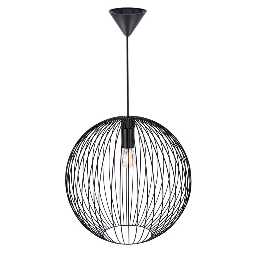 Nordlux - Ripatsvalgusti BERONI kaabliga 1xE27/60W/230V must