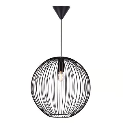 Nordlux - Ripatsvalgusti BERONI kaabliga 1xE27/60W/230V must