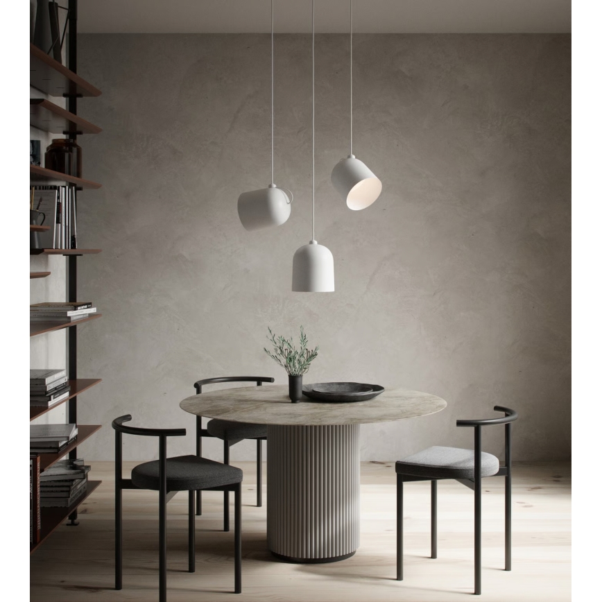 Nordlux - Ripplamp kaabliga ANGLE 1xE27/25W/230V valge