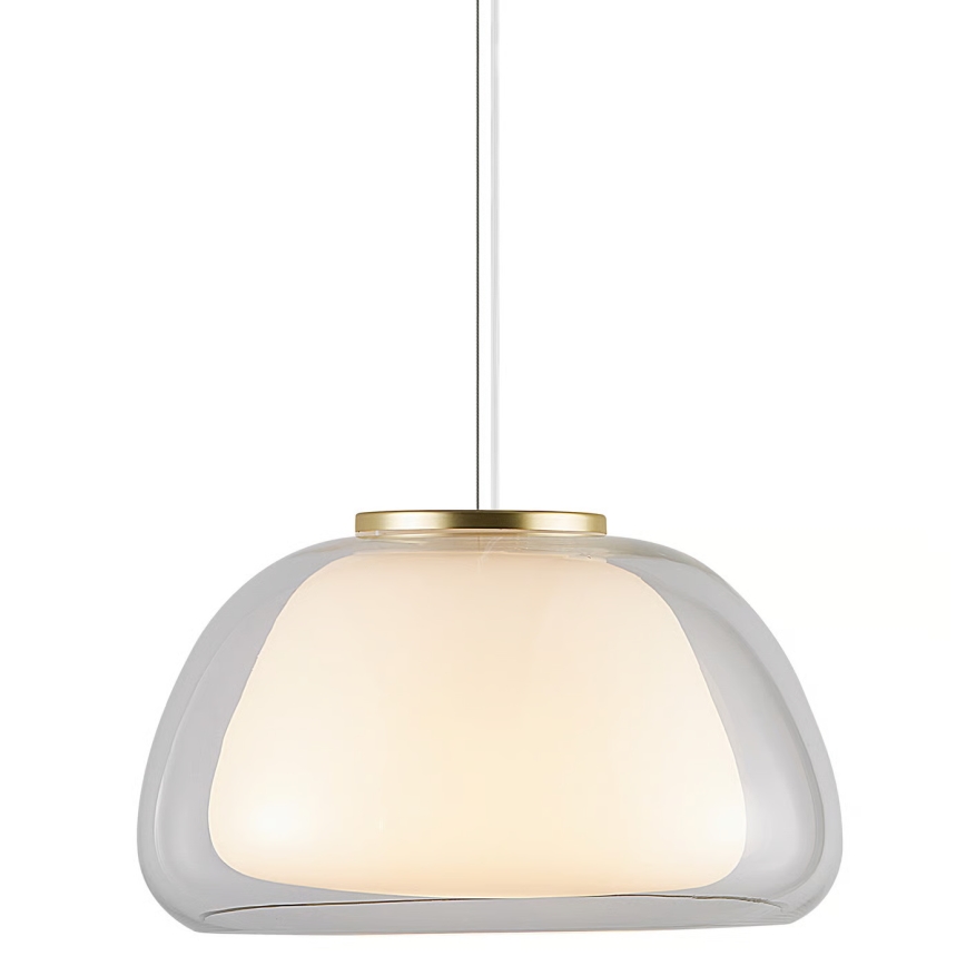 Nordlux - Ripplamp kaabliga JELLY 1xE27/40W/230V valge/selge, läbimõõt 39 cm
