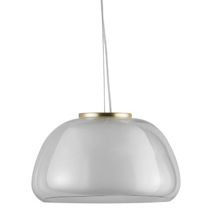 Nordlux - Ripplamp kaabliga JELLY 1xE27/40W/230V valge/selge, läbimõõt 39 cm
