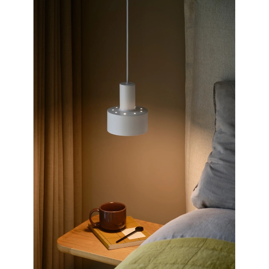 Nordlux - Ripplamp MATIS 1xE27/40W/230V valge