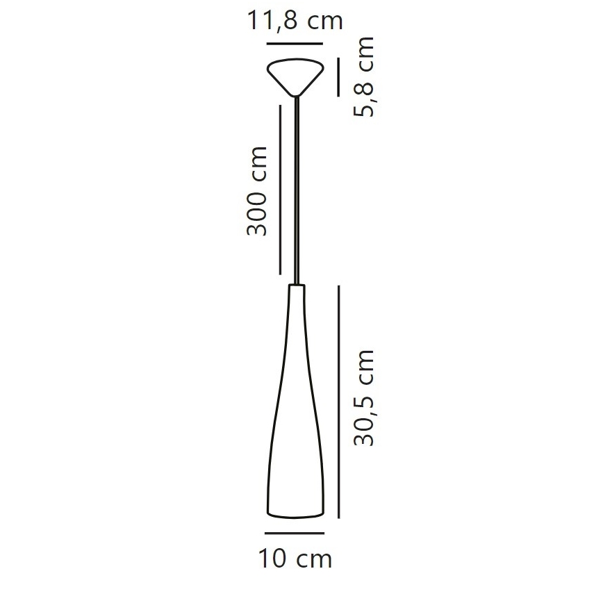 Nordlux - Rippvalgusti juhtmega EMBLA 1xE27/40W/230V suitsuhall/must