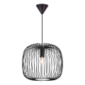 Nordlux - Rippvalgusti kaabliga BERONI 1xE27/60W/230V must, Ø 40 cm