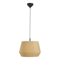 Nordlux - Rippvalgusti kaabliga DICTE 1xE27/60W/230V läbimõõt 40 cm beež