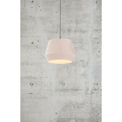 Nordlux - Rippvalgusti kaabliga DICTE 1xE27/60W/230V läbimõõt 40 cm beež