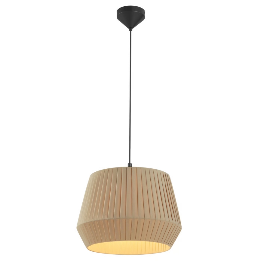 Nordlux - Rippvalgusti kaabliga DICTE 1xE27/60W/230V läbimõõt 40 cm beež