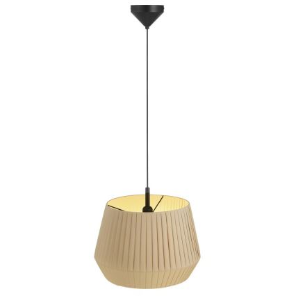 Nordlux - Rippvalgusti kaabliga DICTE 1xE27/60W/230V läbimõõt 40 cm beež