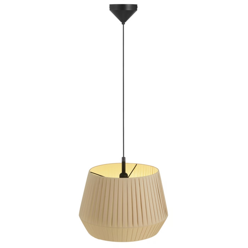 Nordlux - Rippvalgusti kaabliga DICTE 1xE27/60W/230V läbimõõt 40 cm beež