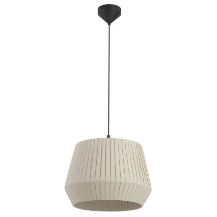 Nordlux - Rippvalgusti kaabliga DICTE 1xE27/60W/230V läbimõõt 40 cm beež