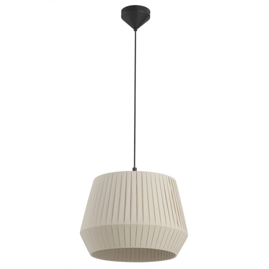 Nordlux - Rippvalgusti kaabliga DICTE 1xE27/60W/230V läbimõõt 40 cm beež