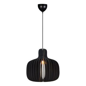 Nordlux - Rippvalgusti kaabliga HAZO 1xE27/60W/230V must