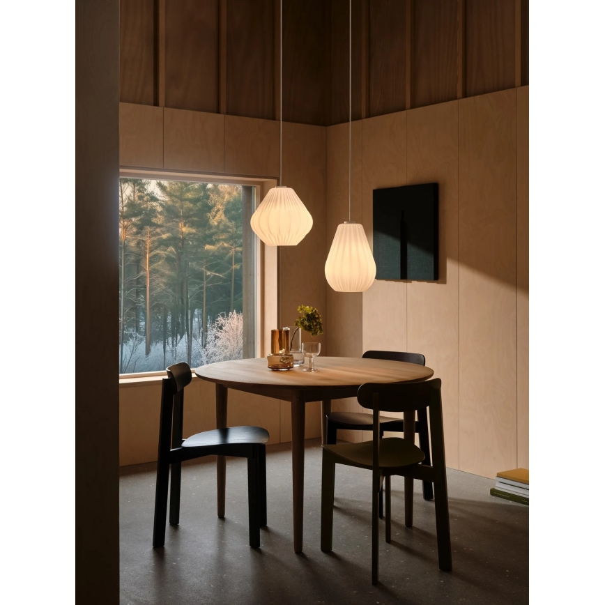 Nordlux - Rippvalgusti kaabliga SALLINO 1xE27/15W/230V läbimõõt 24 cm valge